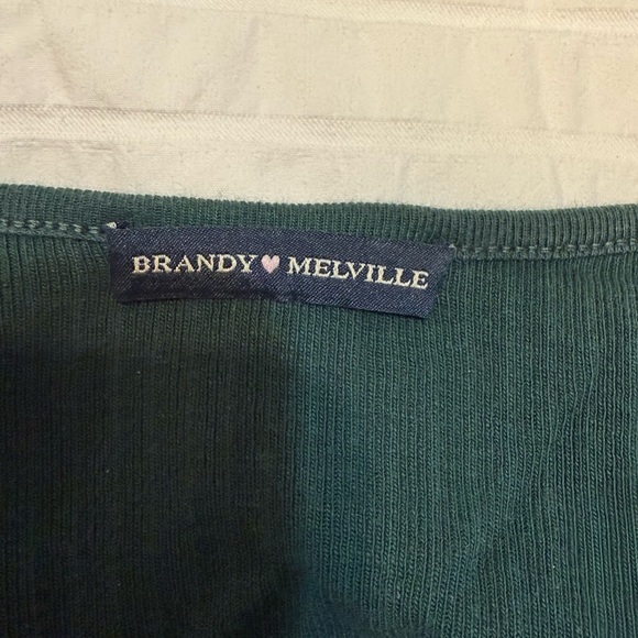 Brandy Melville Forest Green Tank - Picture 3 of 4